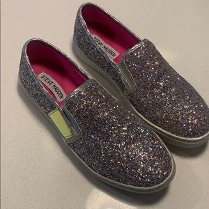 Steve Madden GIRLS shoes like new size 5